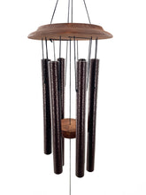Memorial Rustic "Fishing in Heaven" Custom Copper 34 or 21 inch Wind Chime Gift Set by Weathered Raindrop