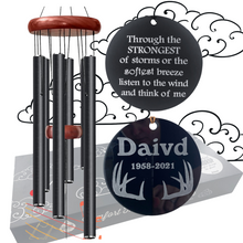 Personalized 28" Wind Chimes for Outside Deep Tone Wind Chimes with 6 Aluminum Tubes Courtyard Decoration. Windchimes Outdoor Create an Enjoyable Atmosphere & Gift for Heaven Days, Loss, Mothers Day