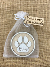 Pet Memorial Custom MAGNET in Memory of a Beloved Dog or Cat Modern Farmhouse Sympathy Gift by Weathered Raindrop