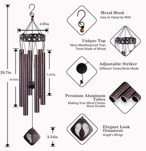 Wind Chimes for outside Sympathy Wind Chimes Memorial Wind Chimes for Loss of Loved One Windchimes Outdoors Bereavement Outdoor Wind Chimes Sympathy Gift Home Decor Garden Patio Balcony