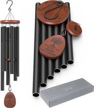 Sympathy Wind Chimes Outdoor Deep Tone,41 Inch Large Memorial Wind Chimes for Loss of Loved One,Ideal Memorial Gift/Bereavement Gift/Sympathy Gift for Condolence and Funeral (Black)