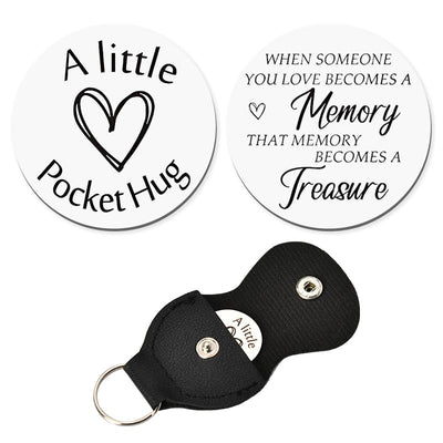 Memorial Sympathy Gifts for Loss of Loved One, Bereavement Remembrance Grief Gift for Best Friend Neighbors Coworker Condolences Gift for Loss, When Someone You Love Becomes a Memory Pocket Hug Token