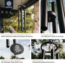 Memorial Wind Chimes for outside - Bereavement Sympathy Gift in Memory of Loved One, Memorial Wind Chimes for Loss of Loved One, Memorial Gifts for Loss of Mother Father Condolence Remembrance