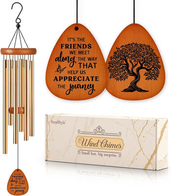 Friend Gifts for Women or Men, Best Friend Wind Chime Gifts, Friendship Gifts for Women Friends, Gifts for Friends Female Male Garden Decoration