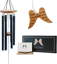 Memorial Wind Chimes for Loss of Loved One, 30" Angel Wing Windchimes Sympathy Gifts for Loss of Loved One, Sympathy Wind Chimes Memorial Gifts for Loss of Mother Father Funeral Gifts Condolence.