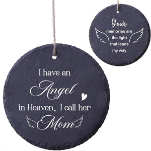 4'' Stone Wood Dad Memorial Ornament Christmas 2 Side Sympathy Cardinal I Am Always with You Keepsake Papa Daddy Father-In-Law Remembrance Gift Idea Window Xmas Holiday Decor HOT11-4D