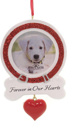 Forever in Our Hearts Dog Picture Frame Ornament W8431 New