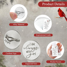 Cardinal Memorial Angel Sign Coins Set Include Funeral Pocket Token Poem Cards and White Organza Bags for Charms Wedding Memory Presents Family (Stylish, 150 Pcs)