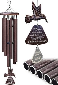 Memorial Gift Personalized Wind Chimes Best Selling Memorial Gifts – Weathered  Raindrop