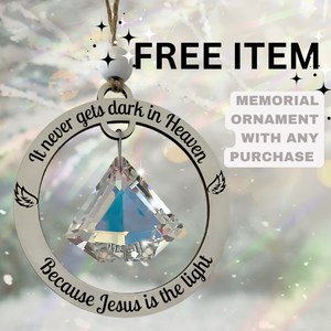 FREE Ornament with Purchase-One Included Per Order- Must Add To Your Cart - Ships to Same Address as Order