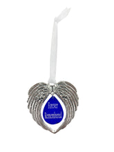 FREE Gift with Ornament Purchase "Forever Remembered" Angel Wing Teardrop Ornament - NON CUSTOM - One Per Order - Must Add To Your Cart - Ships to Same Address as Order