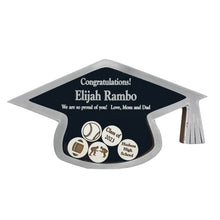 Graduation Cap Magnet Personalized Keepsake Grad Gift Customized with Sports, Clubs, & Activities to Celebrate High School or College Senior