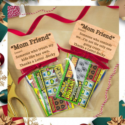 Christmas Gifts Lottery Ticket Personalized Package for Multiple Christmas Gifts Employees Friends Coworker Gifts