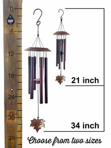 Memorial Cardinal Wind Chime Gift Cardinals Appear When Angels are Near Sympathy Wind Chime in Memory Deep Tone and Personalized by Weathered Raindrop