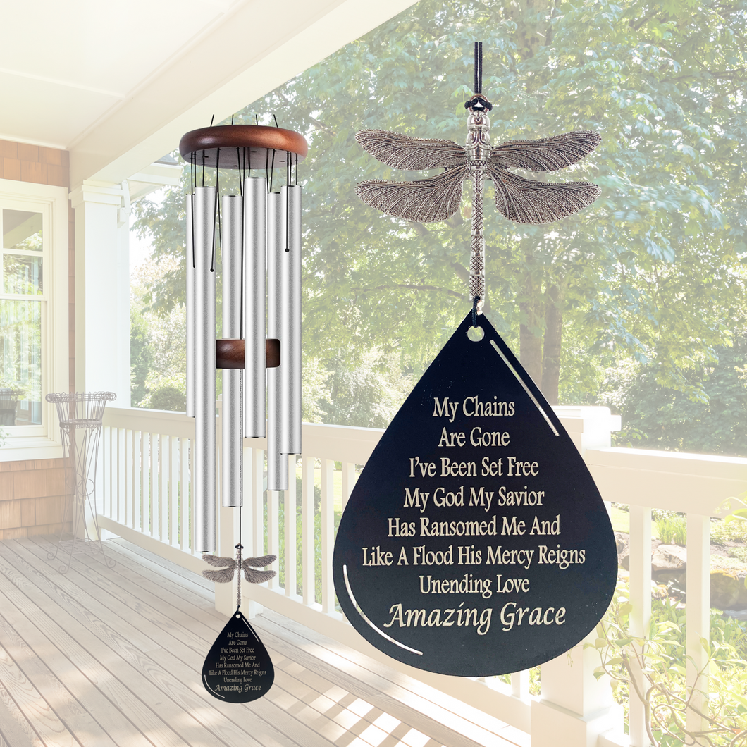 Wind Chime Gifts After Loss of Loved One Dragonfly 