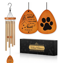 3 Day Arrival Dog Memorial Gifts for Loss of Dog, Pet Memorial Wind Chime, Loss of Dog Sympathy Gift, Pet Loss Bereavement Gifts in Memory of Dog Cat.