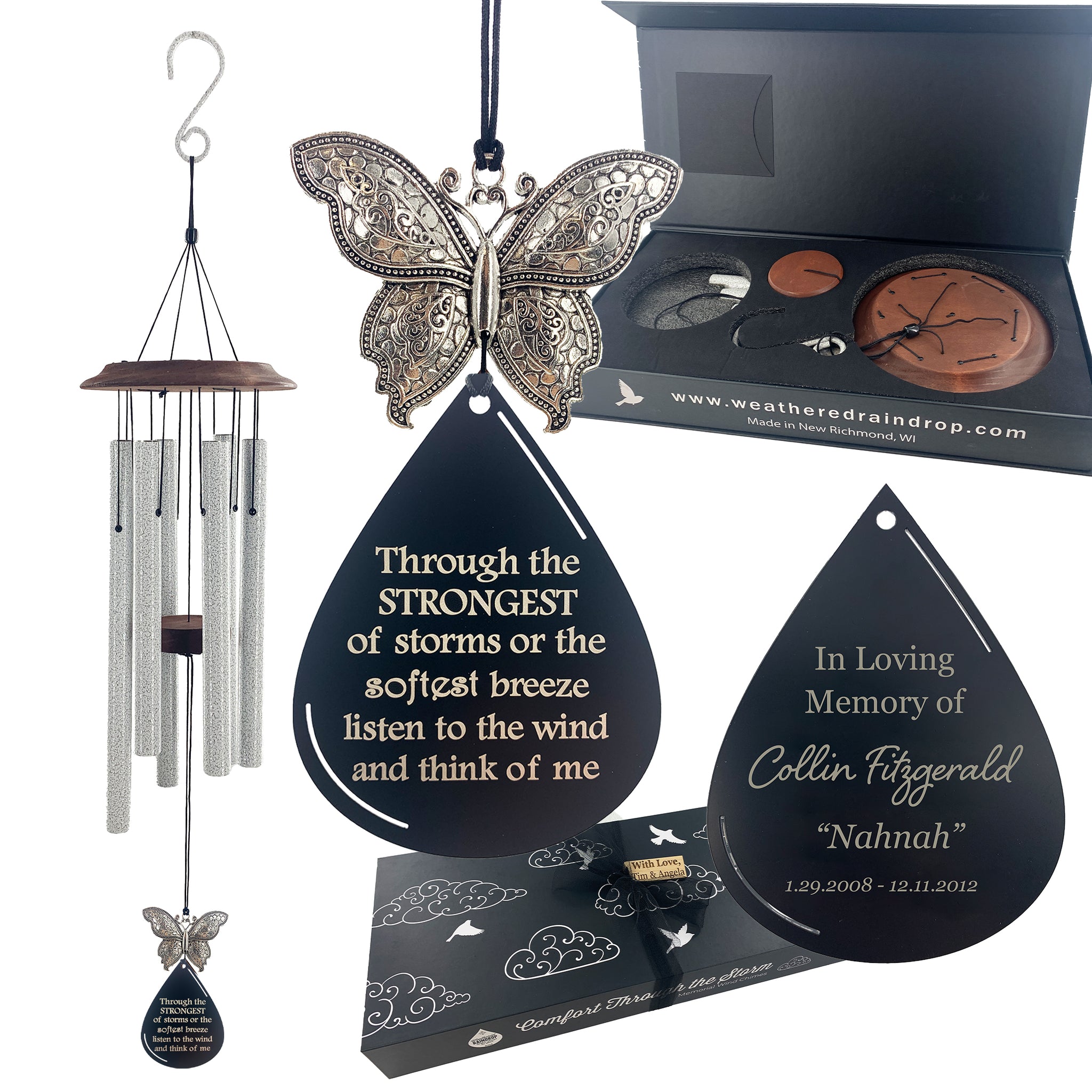 Fansells Butterfly Wind Chime Diamond Painting Gift From My Viewer 