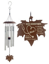 Nurse Appreciation Custom Wind Chime Gift Set Personalized Thank You Gift for Hospice, Nurse, Doctor, Health Care Worker