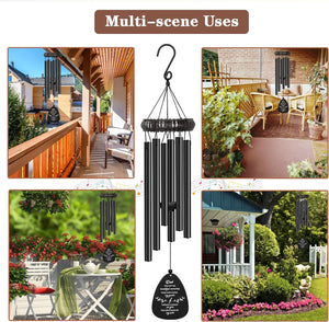 Memorial Gifts for Loss of Father, 30" Metal Memorial Wind Chimes for Loss of Father, Sympathy Gifts for Loss of Dad, Bereavement Gifts for Loss of Father, in Loving Memory Gifts for Dad