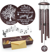 Memorial Gifts for Loss of Dad, 25'' Memorial Wind Chimes for Loss of Father, Sympathy Gifts for Loss of Dad Father, Bereavement/Condolence/Remembrance Gifts, Windchimes in Memory of Dad.