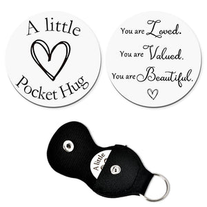 Memorial Sympathy Gifts for Loss of Loved One, Bereavement Remembrance Grief Gift for Best Friend Neighbors Coworker Condolences Gift for Loss, When Someone You Love Becomes a Memory Pocket Hug Token