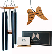 Memorial Wind Chimes for Loss of Loved One, 30" Angel Wing Windchimes Sympathy Gifts for Loss of Loved One, Sympathy Wind Chimes Memorial Gifts for Loss of Mother Father Funeral Gifts Condolence.