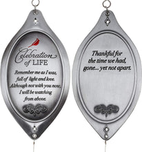 Memorial Gift Celebration of Life Sympathy Ornament- Thoughtful Bereavement Gift to Comfort Grieving Heart (Metal Photo Charm Bottom)