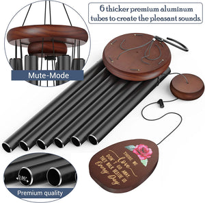 Memorial Wind Chimes for Loss of a Loved One,35” Sympathy Wind Chimes, Sympathy Gift Baskets,Funeral Remembrance Bereavement Gifts for Loss of Father Mother, Wind Chime in Memory of a Loved One