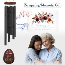 Memorial Wind Chimes for Loss of a Loved One,35” Sympathy Wind Chimes, Sympathy Gift Baskets,Funeral Remembrance Bereavement Gifts for Loss of Father Mother, Wind Chime in Memory of a Loved One