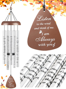 Sympathy Gift Wind Chimes for outside - 32'' Memorial Wind Chimes for Loss of Loved One Prime, Bereavement Gift in Memory of Loved One, Memorial Gifts for Loss of Mother Father Condolence Rememberance