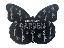 Mother’s Day Magnet Gift: Grandma's Garden Personalized Butterfly Gift for Mom, Nana, Granny, Mee-maw with Grandchildren's Names and Flowers by Weathered Raindrop