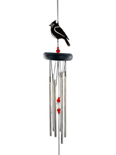 Memorial Cardinal Prisms 20 inch Wind Chime "Peaceful Memories" Sympathy Gift by Weathered Raindrop