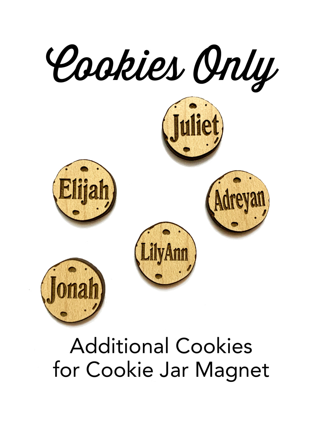 Additional Cookies: Reorder More Cookies for Grandma's Little Cookie's Magnet - Cookie Jar Magnet Sold Separately - Add Throughout the Years