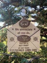 Employee Ornament & Keychain Gift Set | Envelope Gift Card Holder | Add Company Logo Corporate Thank You Holiday Gifts Custom Appreciation