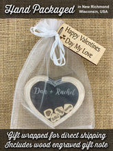 Your Love Story Personalized Valentines Day Gift Heart Magnet Gifts for Wife, Husband, Fiancé, Girlfriend, Boyfriend - Special Dates, Places & Events