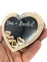 Your Love Story Personalized Valentines Day Gift Heart Magnet Gifts for Wife, Husband, Fiancé, Girlfriend, Boyfriend - Special Dates, Places & Events