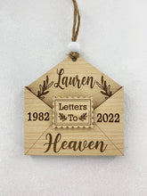 5 PACK Letters to Heaven Memorial Holiday Ornament | Envelope Holds Letters | Remembering Loved One Personalized Gift by Weathered Raindrop