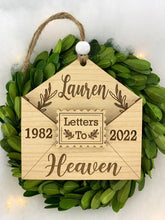 5 PACK Letters to Heaven Memorial Holiday Ornament | Envelope Holds Letters | Remembering Loved One Personalized Gift by Weathered Raindrop