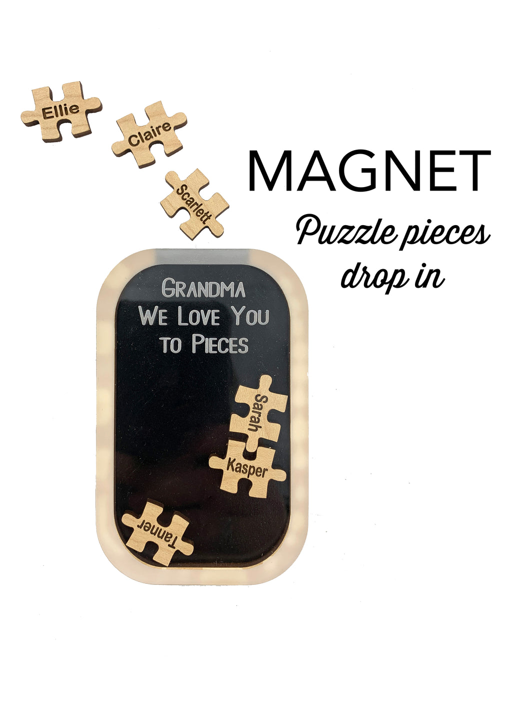 Puzzle Magnet Grandparent Gift 