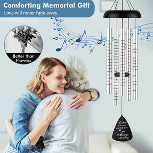 Sympathy Gift Wind Chimes for outside - 32'' Memorial Wind Chimes for Loss of Loved One Prime, Bereavement Gift in Memory of Loved One, Memorial Gifts for Loss of Mother Father Condolence Rememberance